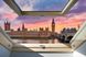 Наклейка на стену, 3D-окно с видом на Лондон W07 фото 4