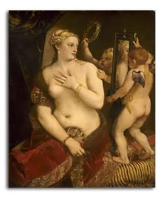 Venus în fața unei oglinzi, 1555 Tit11076 фото