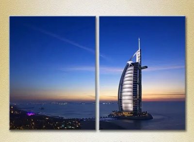 Модульные картины Отель Бурдж Аль Араб в Дубае_01 Gor8976 фото