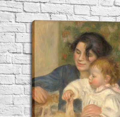 Картина Gabrielle et Jean, by Pierre Auguste Renoir Ren14527 фото