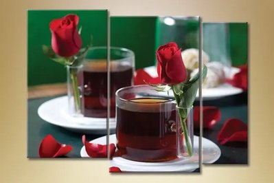 Модульные картины романтический-чай Eda8527 фото