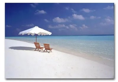 ФотоПостер Кресла на пляже, Мальдивы Avs18613 фото