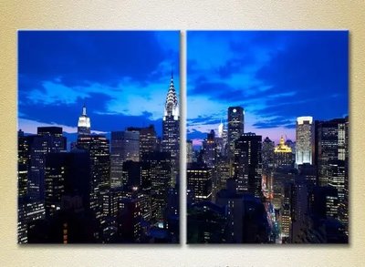 Модульные картины Нью-Йоркские небоскребы_01 Gor8977 фото