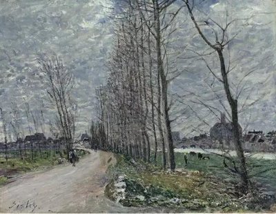 Vedere din Moret-sur-Loing, 1890 Sis11177 фото