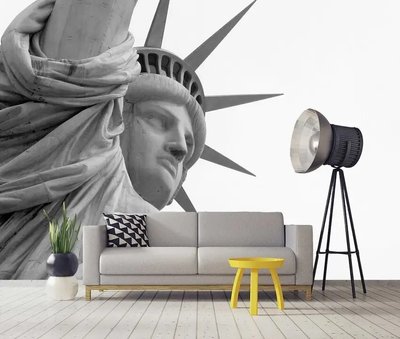 Фотообои Статуя Свободы на белом фоне 3D1927 фото