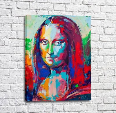 Постер Мона Лиза в стиле арт модерн Izv17846 фото