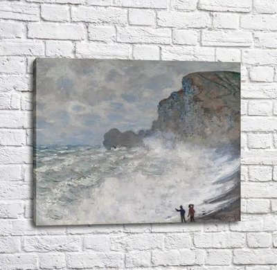 Картина Stormy Мореscape, 1883 Mon14378 фото