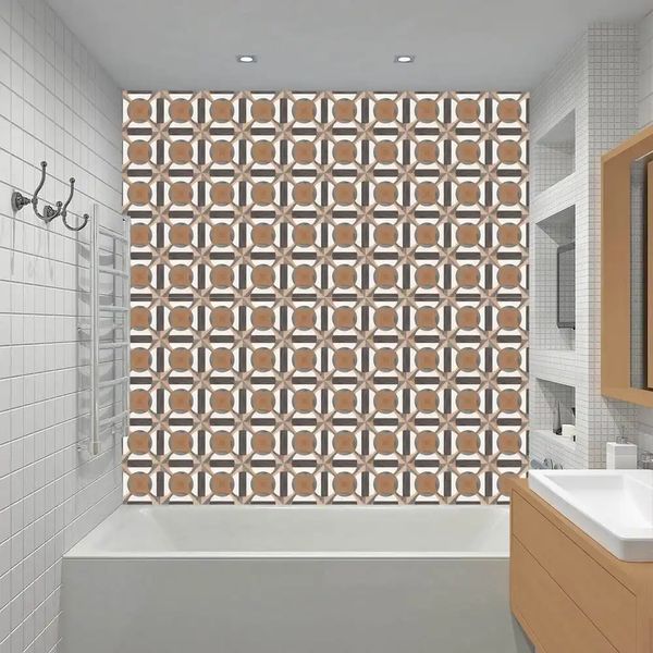 Плитка с деревянными геометрическими формами P36 фото