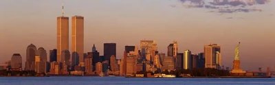 Фотообои Панорамный вид вечерний на Манхэттен Gor4142 фото