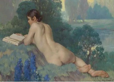 Nud Reading, 1933 Nyu11042 фото