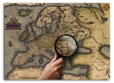 Afiș foto Harta medievală a Europei Kar15684 фото