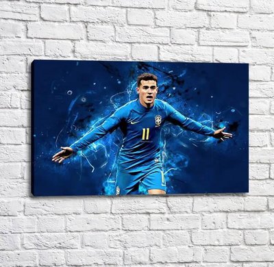 Постер бразильский футболист Филиппе Коутиньо Fut17326 фото