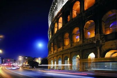 Фотообои Ночной Колизей, Италия Gor4128 фото