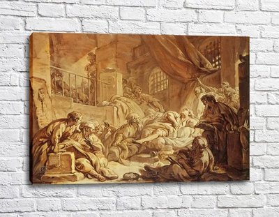 Картина Эскиз - Смерть Сократа Fra11278 фото