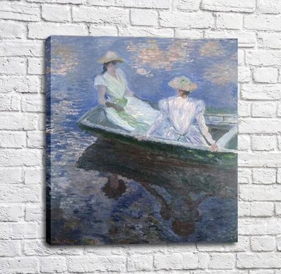 Pictând fete într-o barcă, 1887 Mon14229 фото