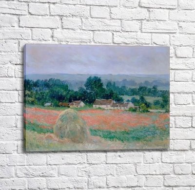 Картина Haystack at Giverny, 1886 Mon14230 фото