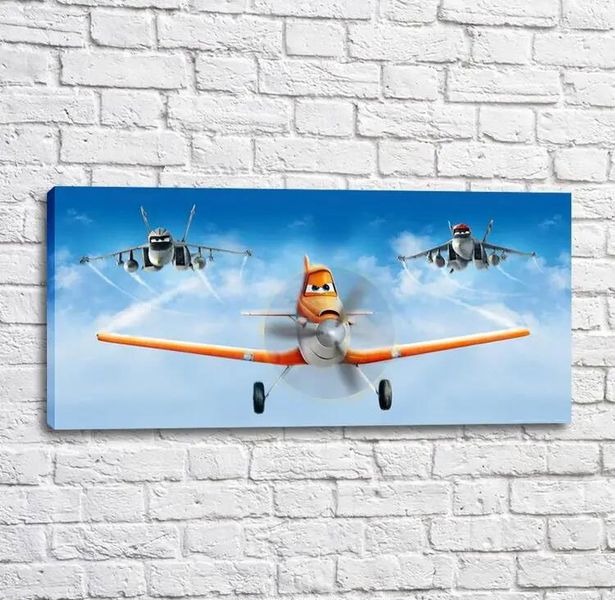 Постер Дасти полейполе и истребители в голубом небе Mul16249 фото