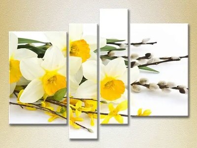 Tablouri modulare Narcisa si salcie TSv8030 фото