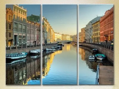 Модульные картины Канал Санкт-Петербурга Gor6980 фото