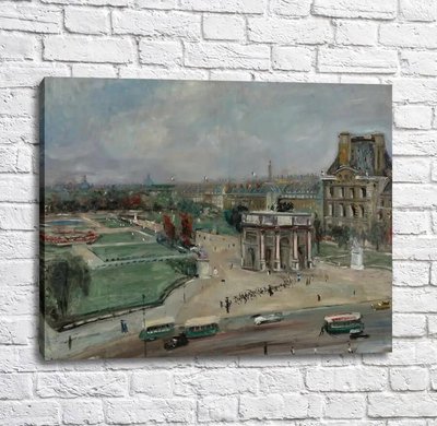 Картина Люсьен Адрион - Карусель Лувра, Париж Imp12281 фото
