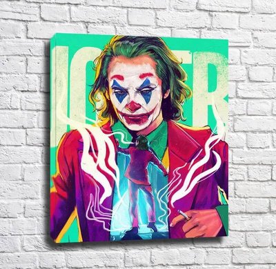Постер Джокер с сигаретой Pos15314 фото