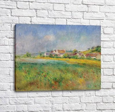 Картина Pierre Auguste Renoir The Village of Bonnecourt Ren14332 фото