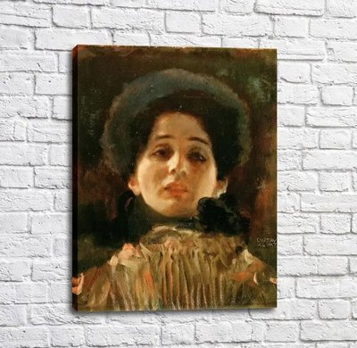 Картина Женский портрет, Климт Густав Kli13932 фото