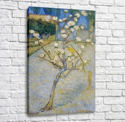 Картина Pear Tree In Blossom, 1888 Van11581 фото
