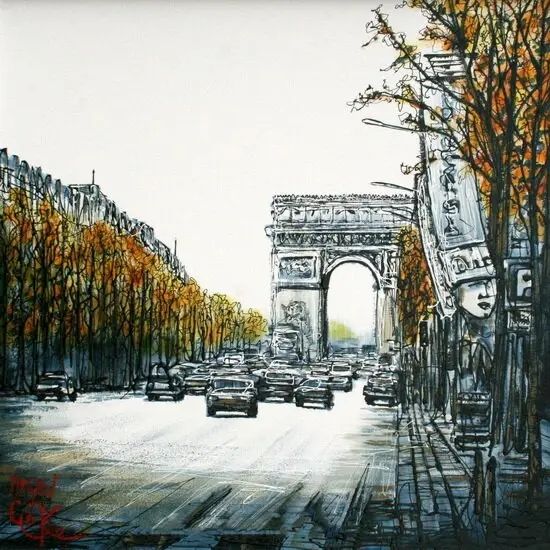 ФотоПостер The Arc de Triomphe Paris Nay15573 фото