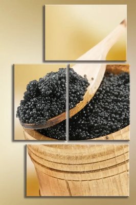 Tablouri modulare Poliptic, caviar negru Eda6682 фото