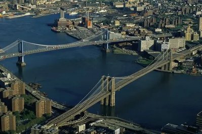 Fototapet Two Bridges, New York Gor4132 фото