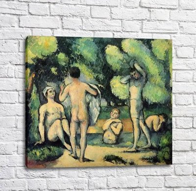 Pictură de Cezann Four Bathers Sez11782 фото