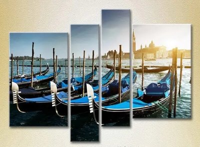 Модульные картины Гондолы, Венеция_03 Gor10733 фото