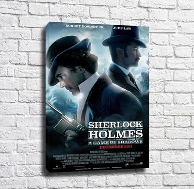 Постер с героями фильма Шерлок Холмс Игра теней Pos15217 фото