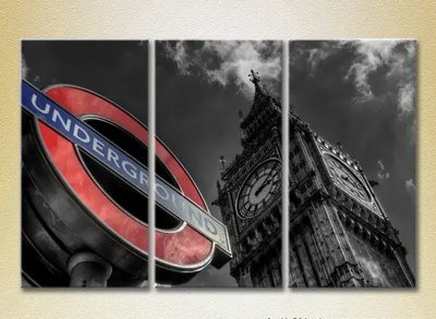 Модульные картины Лондонское метро_03 Gor7084 фото