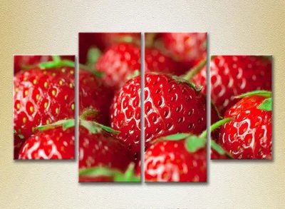 Imagini modulare Strawberry close-up_01 Eda10734 фото