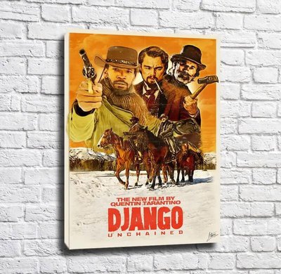 Постер с героями фильма Джанго освобожденный Pos15218 фото