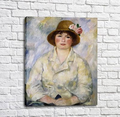 Pictură Pierre Auguste Renoir, franceză, Portretul doamnei Renoir Ren13985 фото
