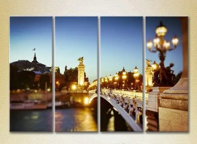 Модульные картины Франция, Париж, Сена Gor10735 фото