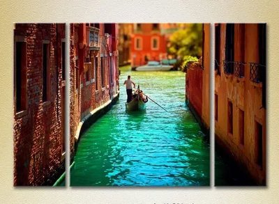 Модульные картины Канал Венеции_01 Gor6985 фото