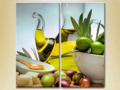Модульные картины Оливки и оливковое масло Eda8985 фото