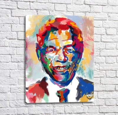 Постер Нельсон Мандела в стиле арт модерн Izv17954 фото