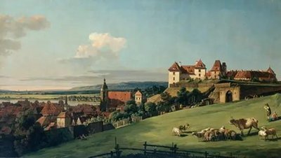 Vedere la Pirna de la Castelul Sonnenstein Pey13687 фото
