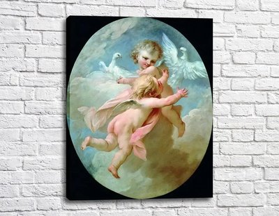 Картина Ангелочки и голуби Fra11486 фото