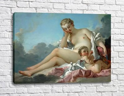 Картина Венера и Купидон - картина Франсуа Буше Fra11487 фото