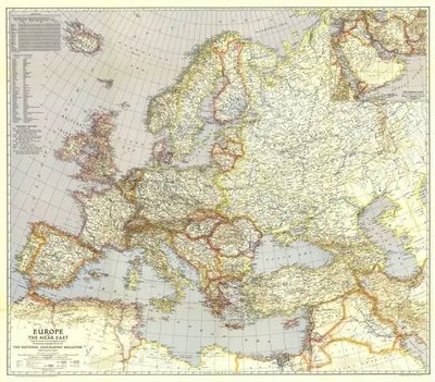 Europa și Orientul Mijlociu (1940) Sta2037 фото