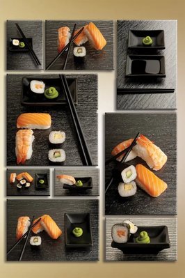 Picturi modulare Poliptic sushi Eda8743 фото
