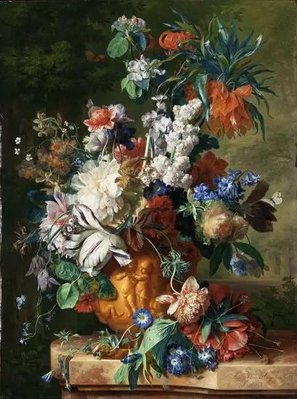 Bouquet of Flowers in an Urn TSv10943 фото