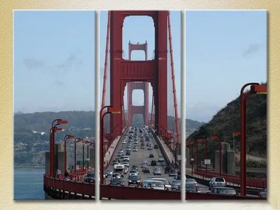 Tablouri modulare Golden Gate Bridgetraffic_01 Gor7143 фото