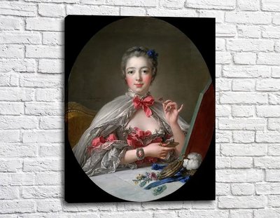 Картина Мадам де Помпадур за туалетом Fra14544 фото